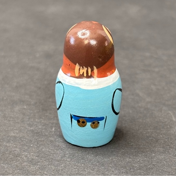 People Of The World “earth Filled With Friendship” Wooden Toys Vintage Set Of 16 - Picture 9 of 12